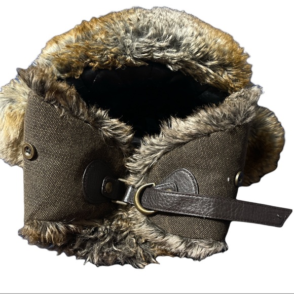 RedHead Faux-Leather Bomber Hat for Men - Picture 4 of 8